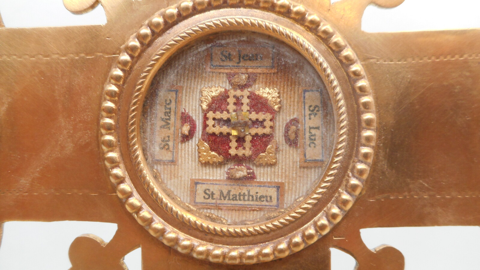 1  Reliquary - Relic True Cross & 4 Evangelists