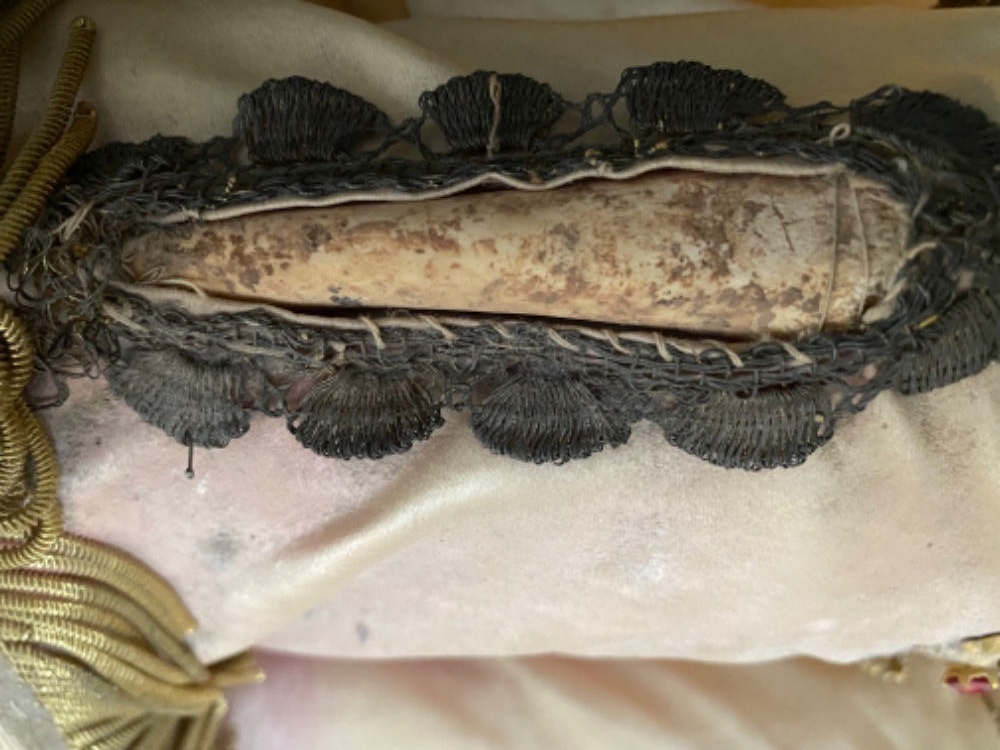 1  Reliquary - Relic Wax Body Corpus S. Modestini M. With Real Bones & Original Documents.