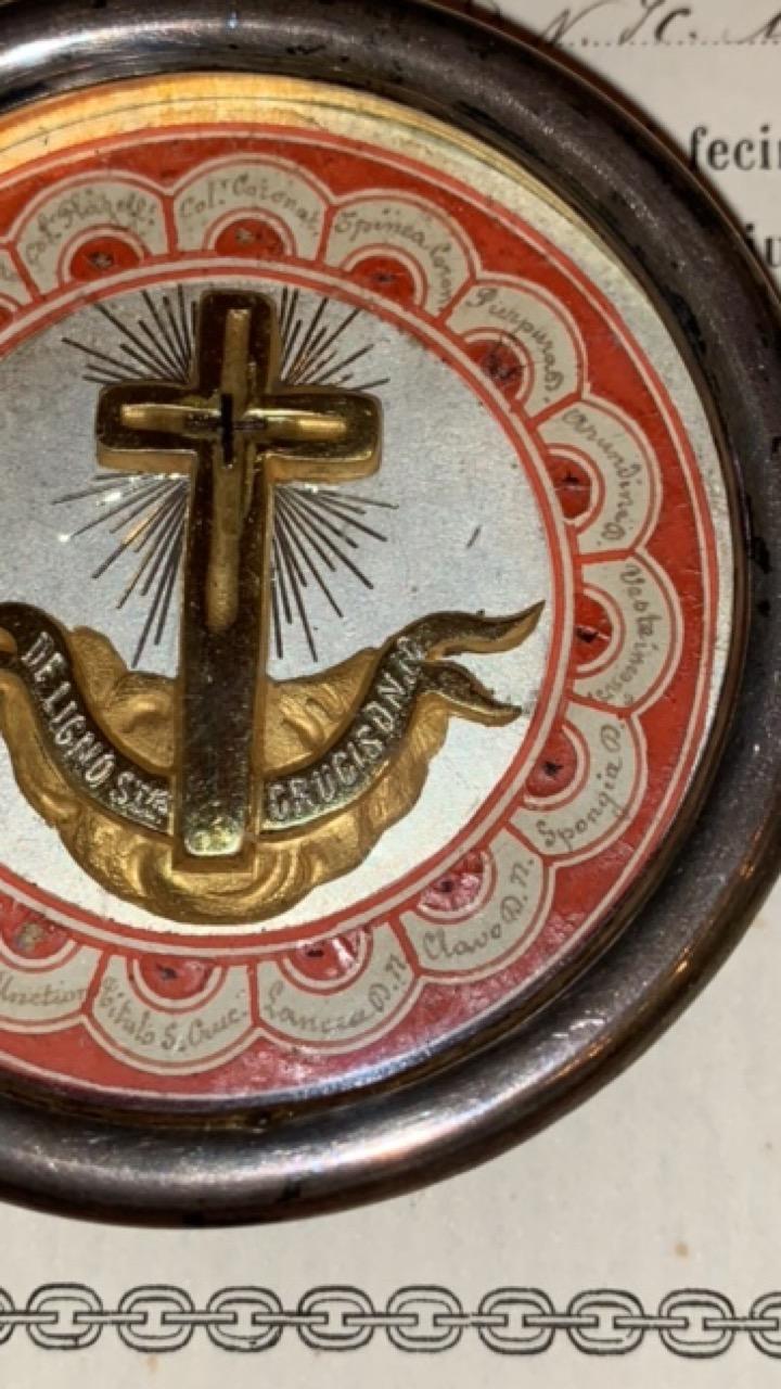 1  Reliquary - Relic With Original Document