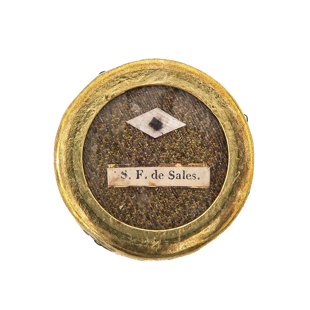 1  Reliquary - Relic With Original Document