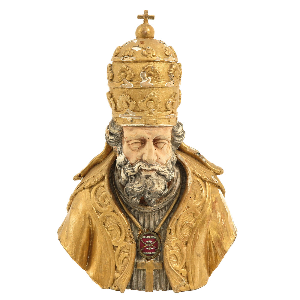 1 Rococo Reliquary - Relic Bust Relics St. Peter & St. Paul