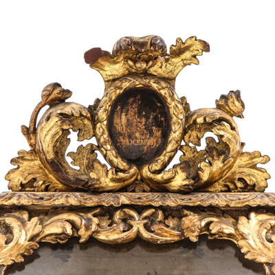 Exceptional Reliquary - Shrine Ex Ossibus Relics : St. Victoriani M. St. Severini M. St. Anthony M. St. Hyacinthi M. & More style Rococo - Style en Wood Polychrome / Glass / Wax Seal /  Glass, Belgium  17 / 18 th century