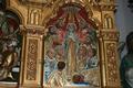 1 roman Classicistic Altar , Hand-Carved Wood / Gilt , Table Full Oak , Bronze Tabernacle (Safe) , Corpus & Reliefs Wood , Angels Terra-Cotta