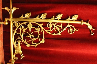 Exceptional Wall Bracket style Romanesque en Full - Bronze - Gilt, France 19th century ( anno 1875 )