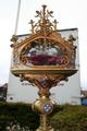 Reliquary style Romanesque en Bronze / Gilt / Enamel, FRANCE 19th century (anno 1865 )