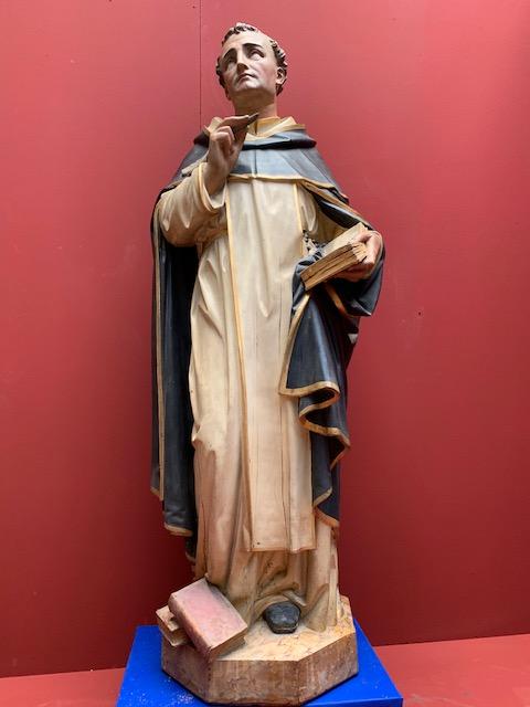 1 Romanesque St. Dominic Statue