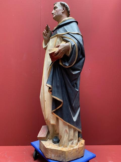 1 Romanesque St. Dominic Statue