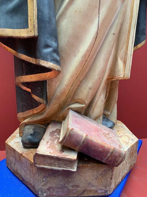 1 Romanesque St. Dominic Statue