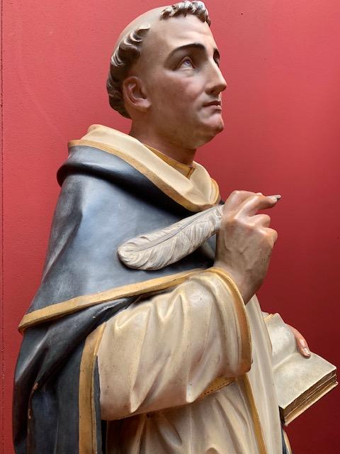 1 Romanesque St. Dominic Statue