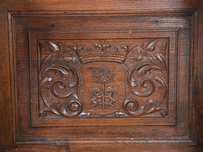 Choir-Stalls style Romanesque - Style en Oak wood, Dutch 18th century