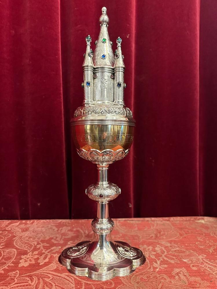 1 Romanesque - Style Ciborium 1.25 Kgs !