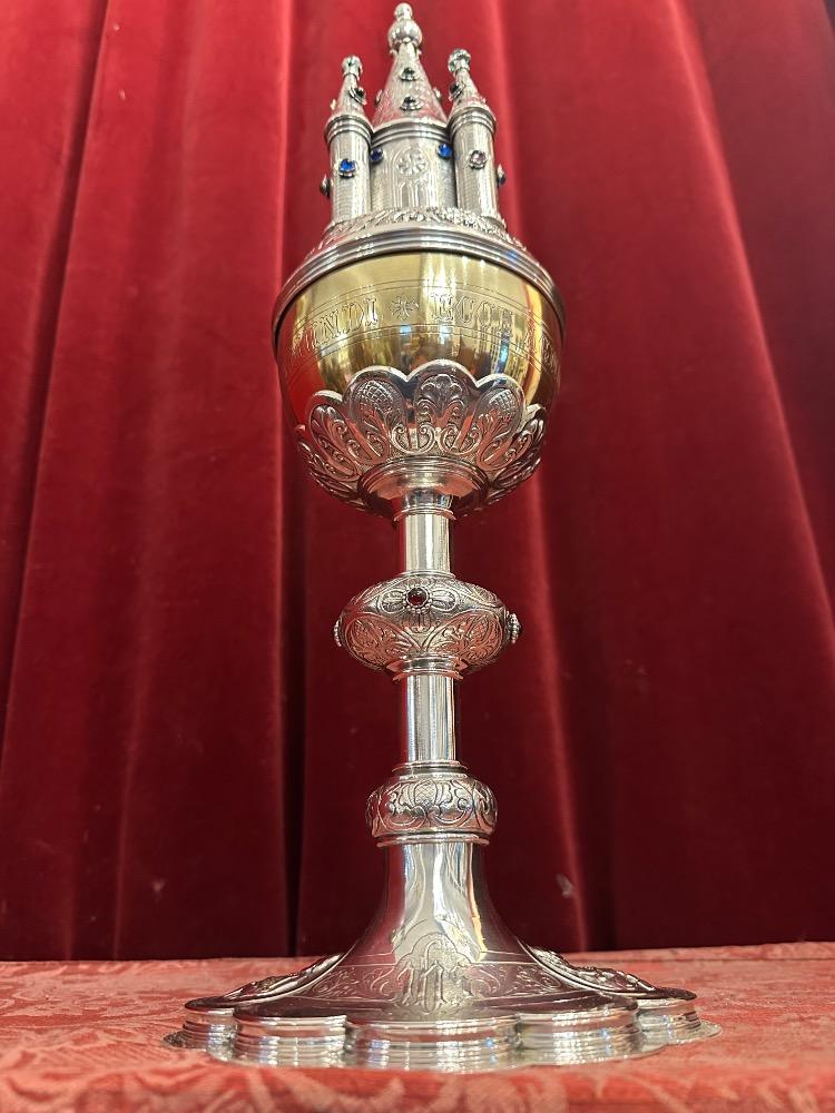1 Romanesque - Style Ciborium 1.25 Kgs !