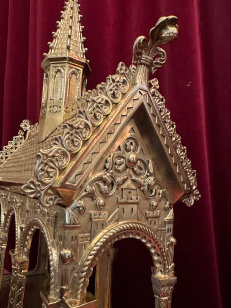 1 Romanesque - Style Exceptional Large Reliquary