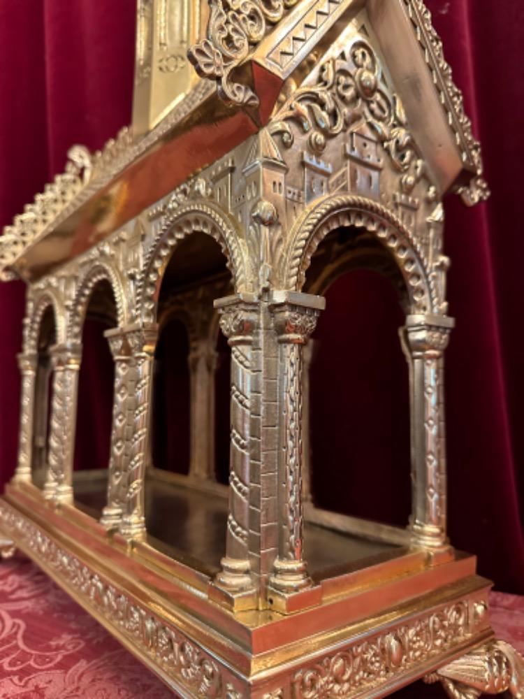 1 Romanesque - Style Exceptional Large Reliquary