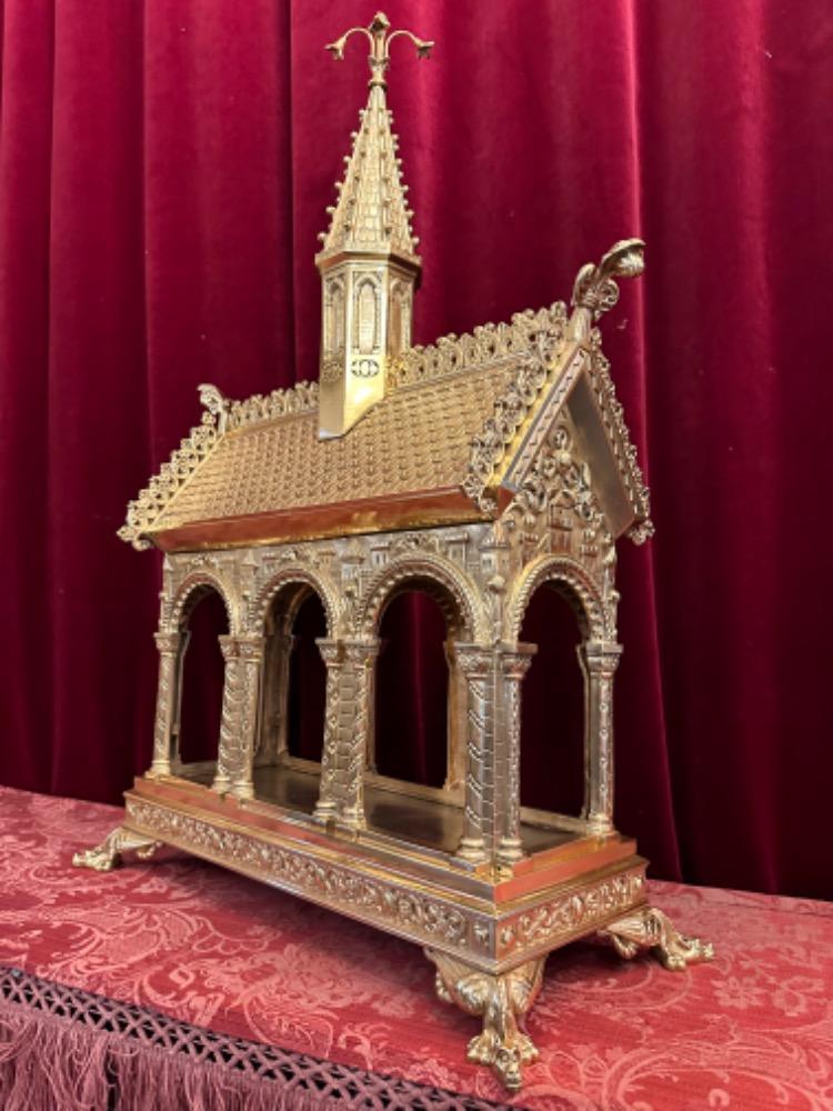 1 Romanesque - Style Exceptional Large Reliquary