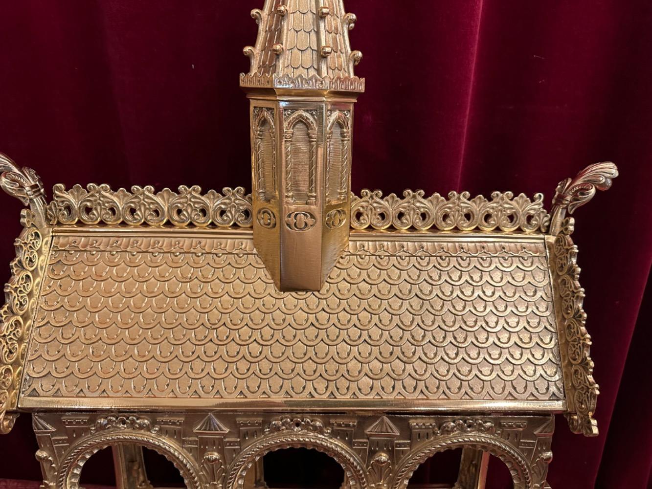 1 Romanesque - Style Exceptional Large Reliquary