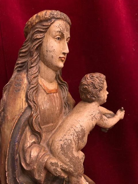 1 ROMANESQUE - STYLE Madonna & Child