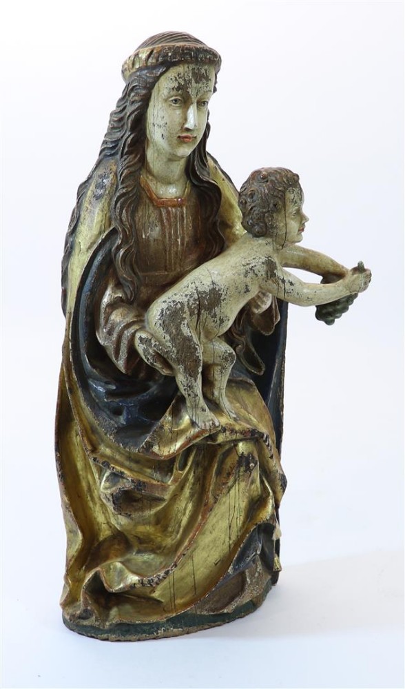 1 ROMANESQUE - STYLE Madonna & Child