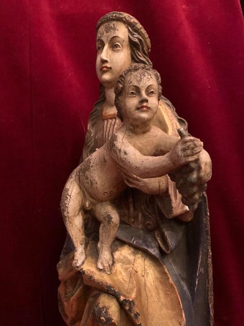 1 ROMANESQUE - STYLE Madonna & Child