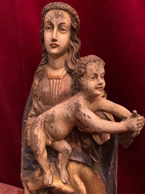 1 ROMANESQUE - STYLE Madonna & Child