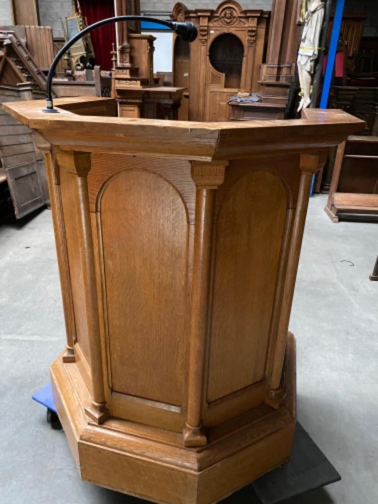 1 Romanesque - Style Pulpit