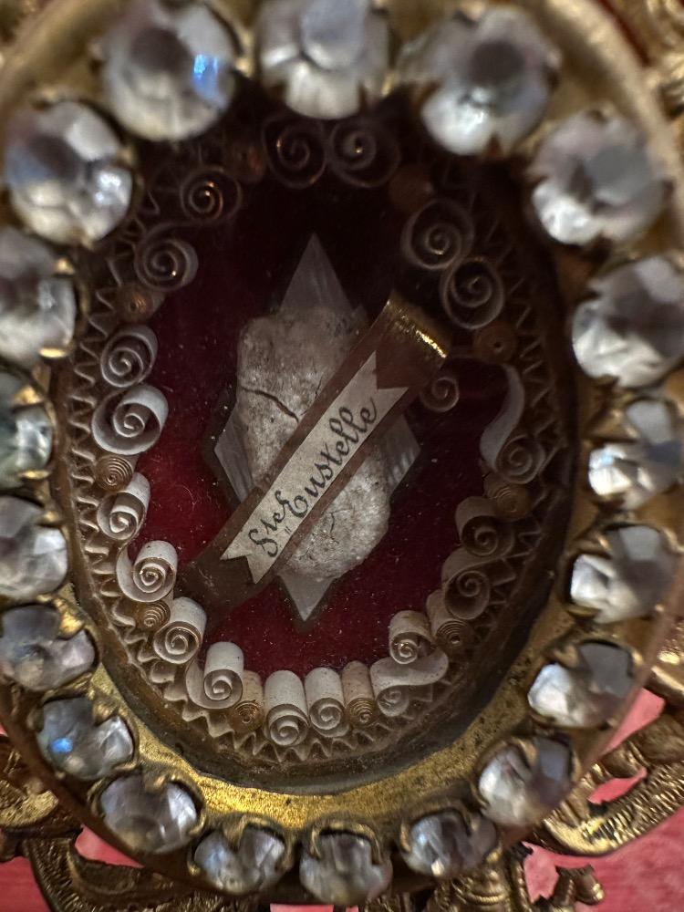 1 Romanesque - Style Reliquary - Relic Ex Ossibus St. Eustella