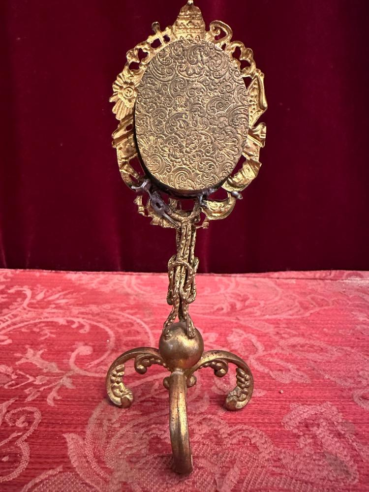 1 Romanesque - Style Reliquary - Relic Ex Ossibus St. Eustella