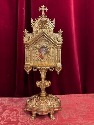 1 Romanesque - Style Reliquary - Relic True Cross