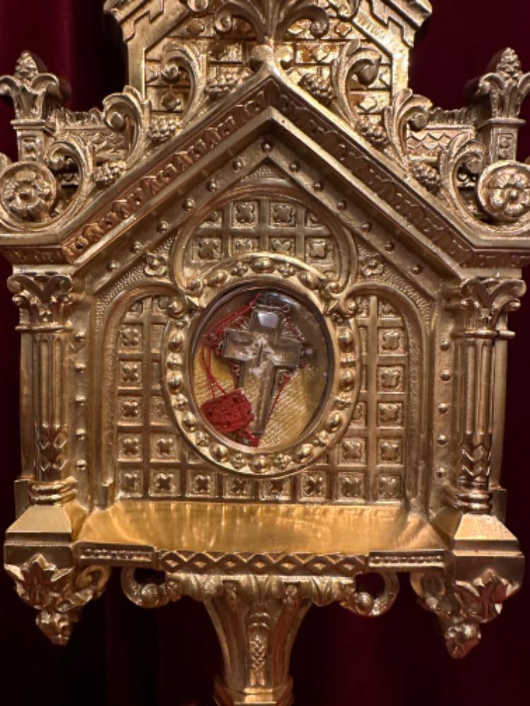 1 Romanesque - Style Reliquary - Relic True Cross