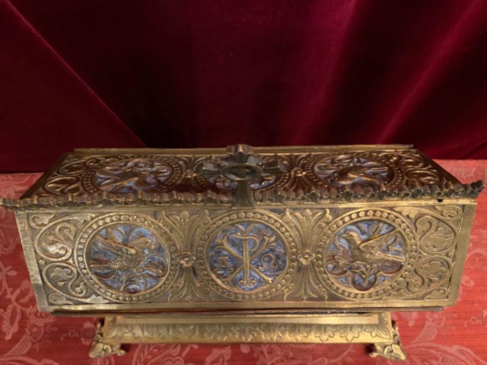 1 Romanesque - Style Reliqury - Relic Relics Of St. Victor & St. Theodorus