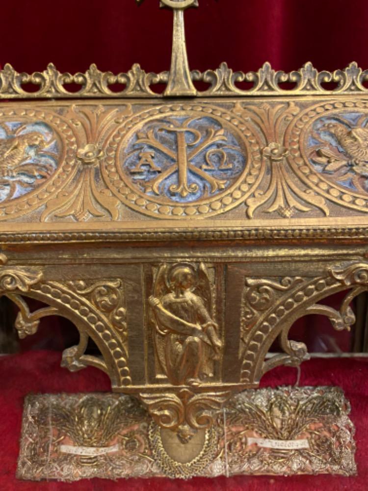 1 Romanesque - Style Reliqury - Relic Relics Of St. Victor & St. Theodorus