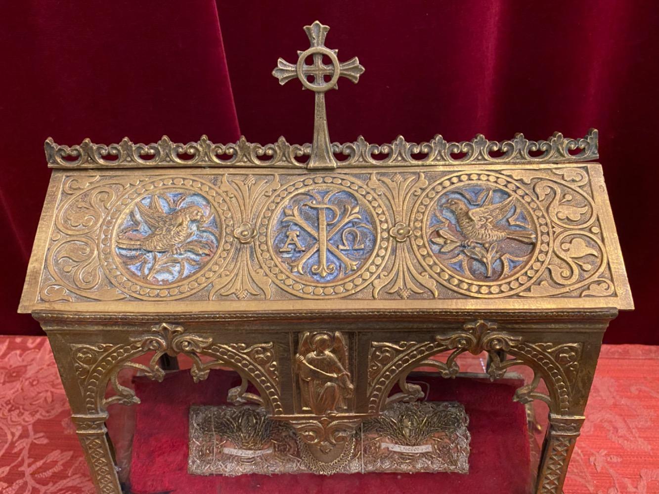 1 Romanesque - Style Reliqury - Relic Relics Of St. Victor & St. Theodorus