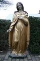 St. Mary Statue style Romanesque - Style en Carved  - Wood, France 18 th century ( Anno 1790 )