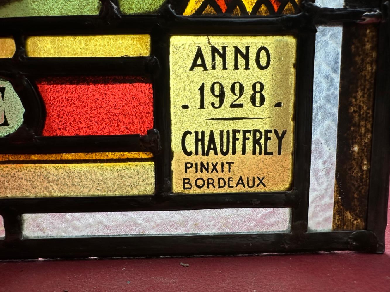 1 Romanesque - Style Stained Glass Window St. Margerite