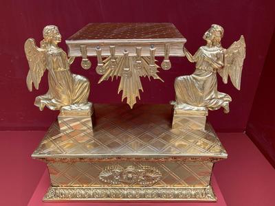 Tabor style Romanesque en Wood / Brass / Bronze / Polished and Varnished, Southern Germany 19 th century