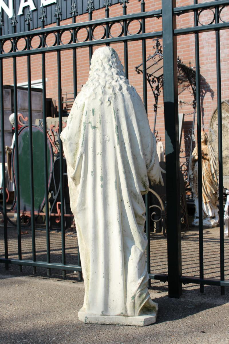1  Sacred Heart Statue. Cast Iron.