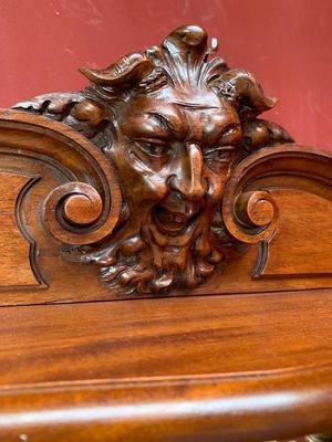 Secretaire en Walnut wood , France 19th century ( anno 1875 )