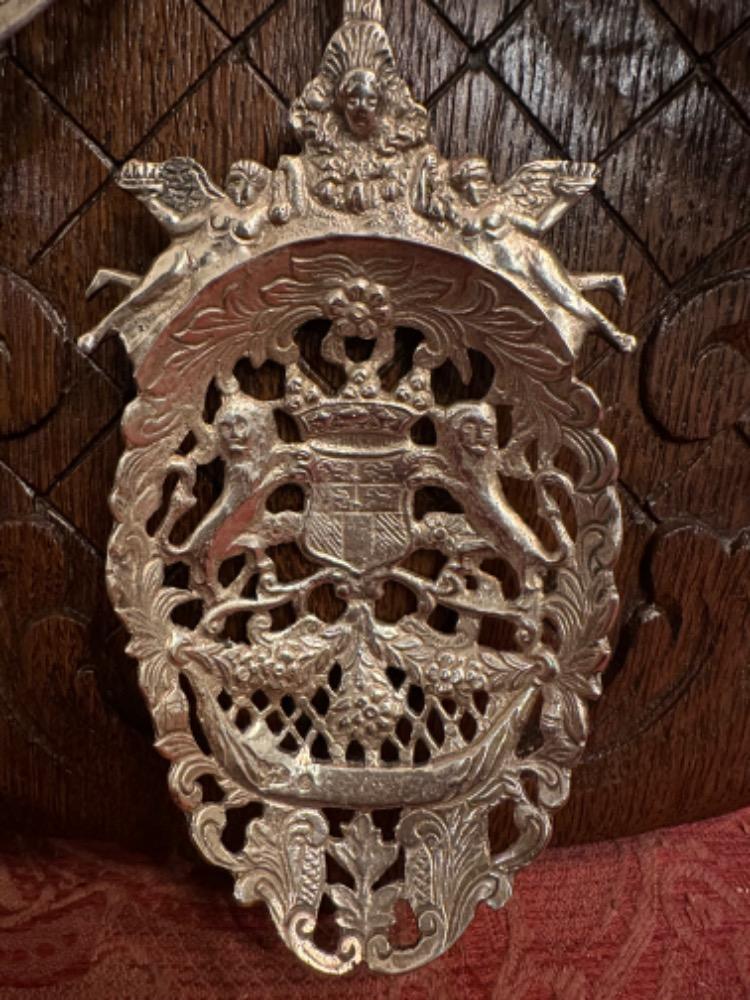 1  Shield ( Weapon Of Amsterdam ) With High Quality Full Silver Fish - Scoops