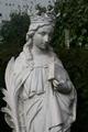 St. Catherine Statue en Terra-Cotta polychrome, France 19th century