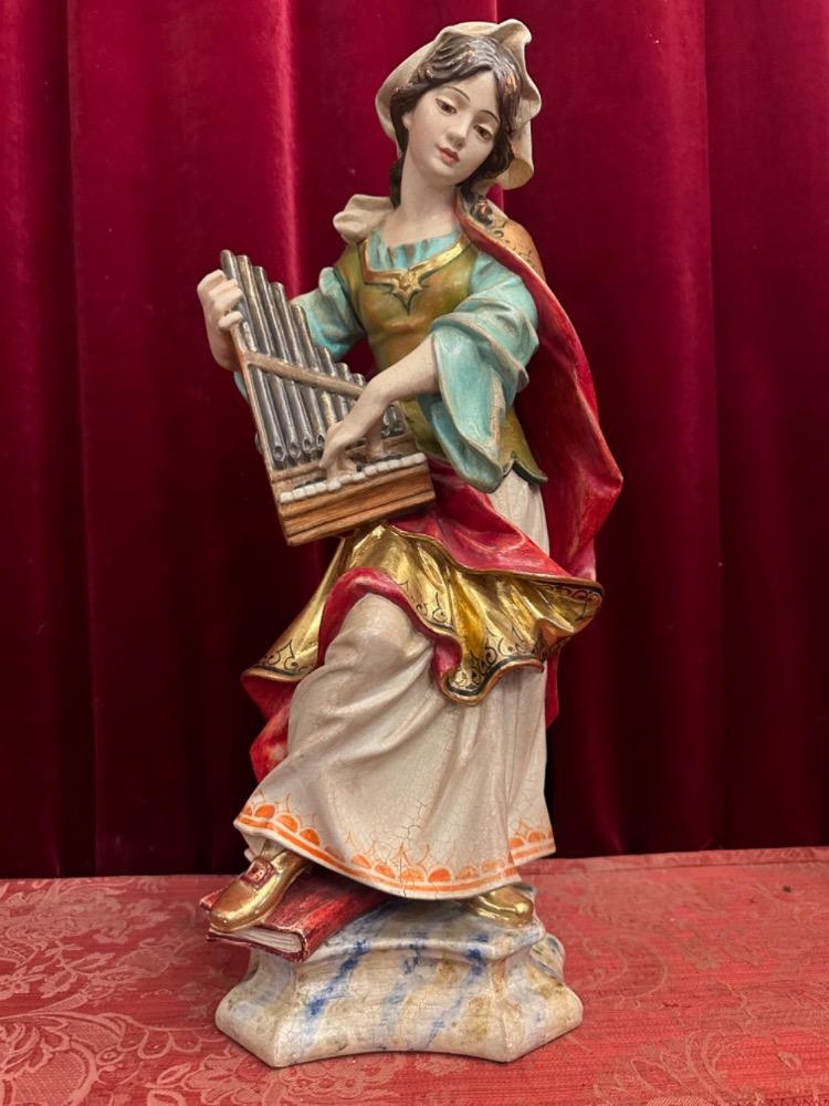 1  St. Cecilia Sculpture