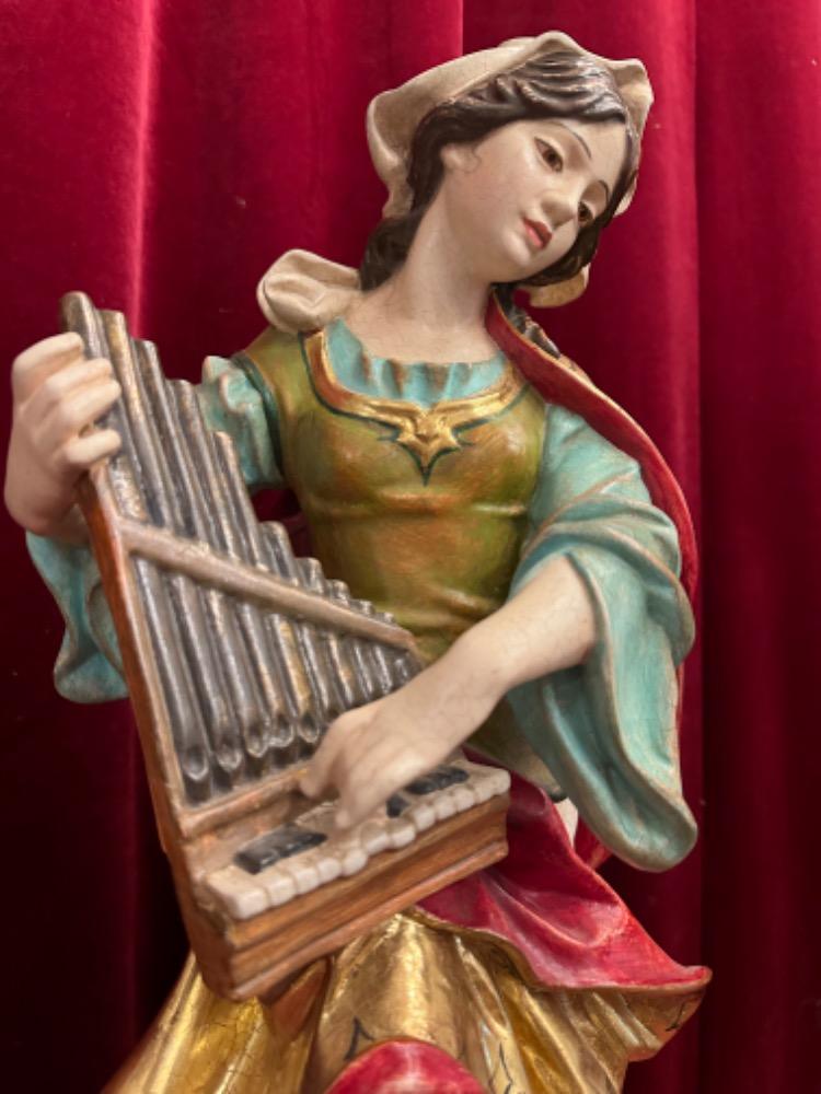1  St. Cecilia Sculpture