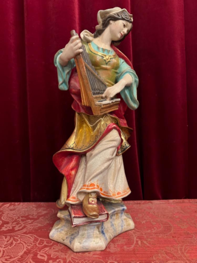 1  St. Cecilia Sculpture