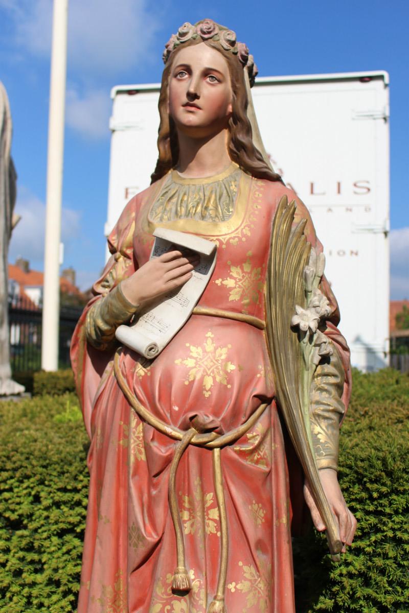 1  St. Cecilia Statue