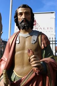 St. Donatus en Terra-Cotta polychrome, France 19th century