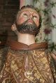St. Fransiscus Statue en wood polychrome, Belgium 19th century