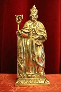 St. Hubertus en Bronze, Belgium 19th century
