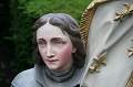 St. Jeanne D Arc Statue en plaster polychrome, France 19th century