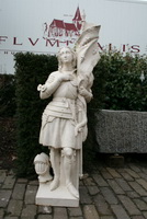 St Jeanne D Arc Statue en CAST IRON, France 19th century ( anno 1885 )