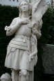 St Jeanne D Arc Statue en CAST IRON, France 19th century ( anno 1885 )