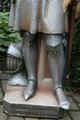 St. Jeanne D Arc Statue en plaster polychrome, France 19th century